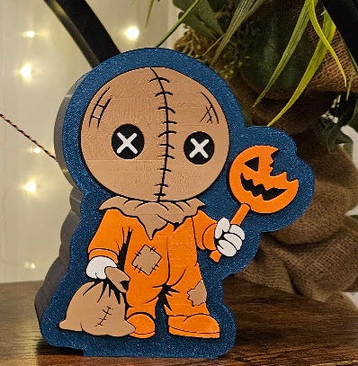 Spooky Burlap Kid Hand Soap Holder