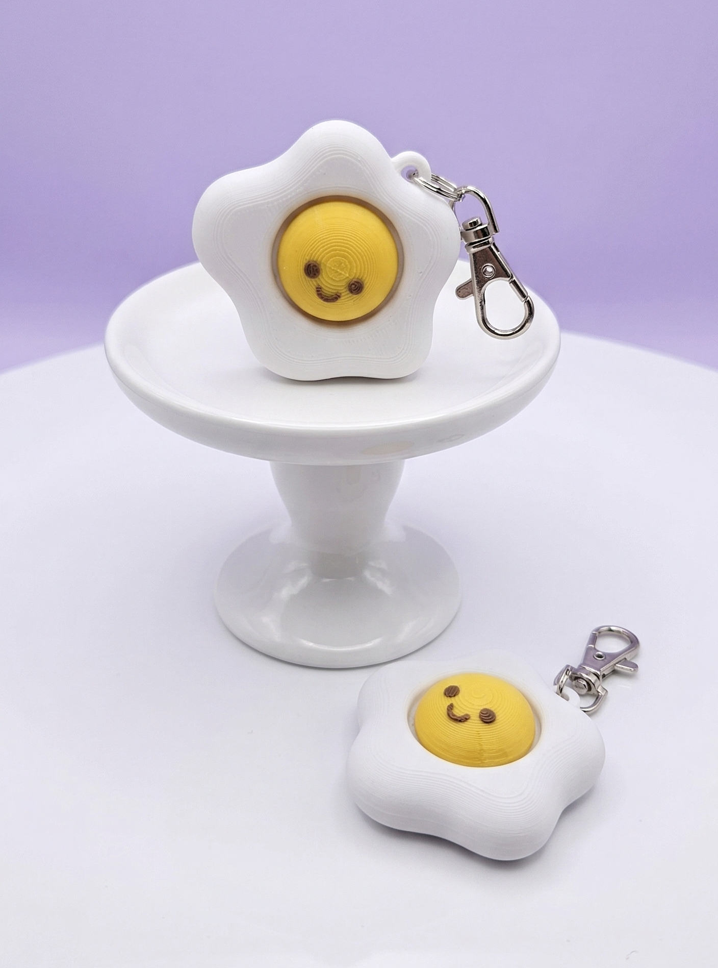 Lil' Sunny Egg Clicker Keychain