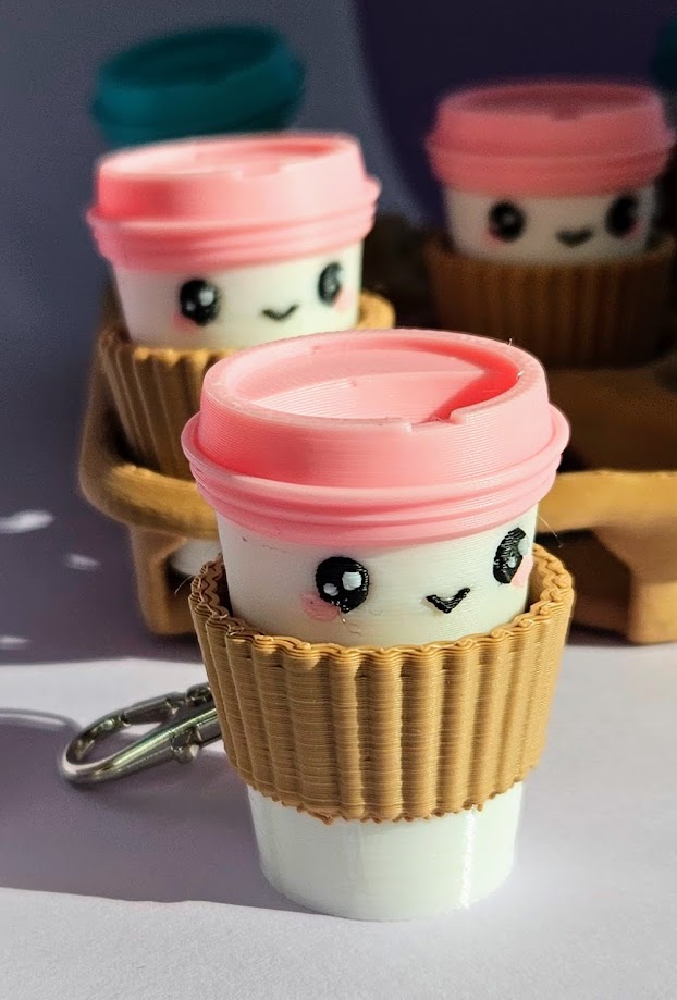 On-The-Go Coffee Clicker Keychain
