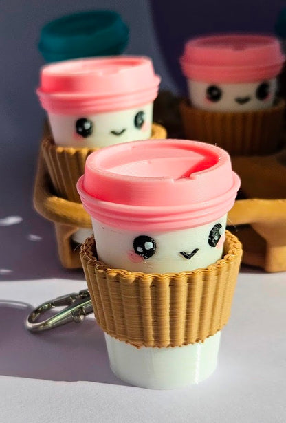 On-The-Go Coffee Clicker Keychain