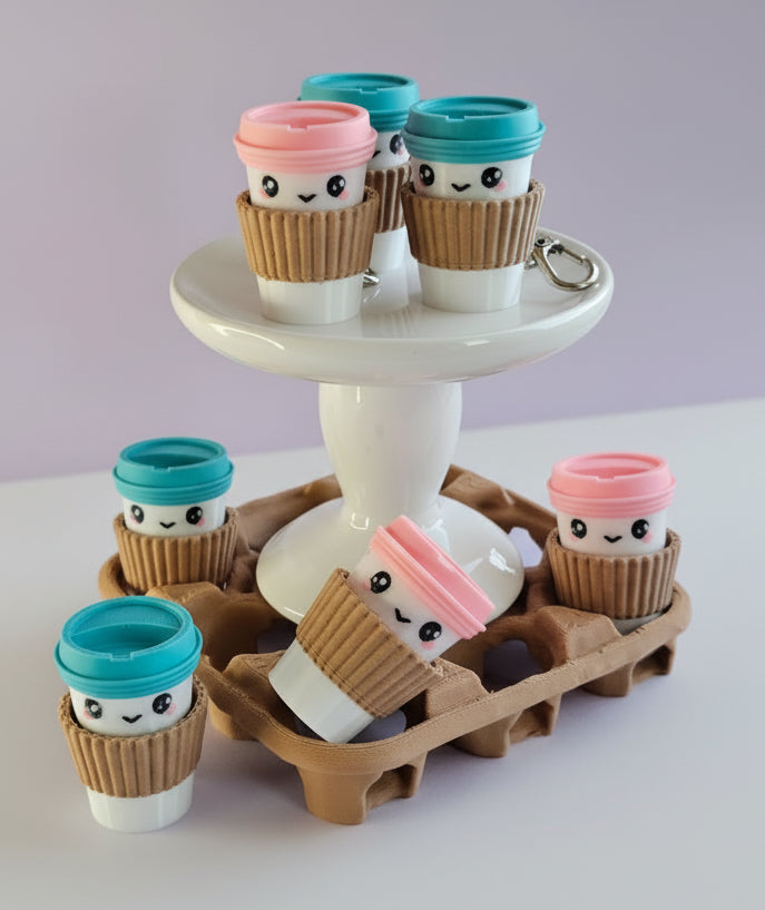 On-The-Go Coffee Clicker Keychain
