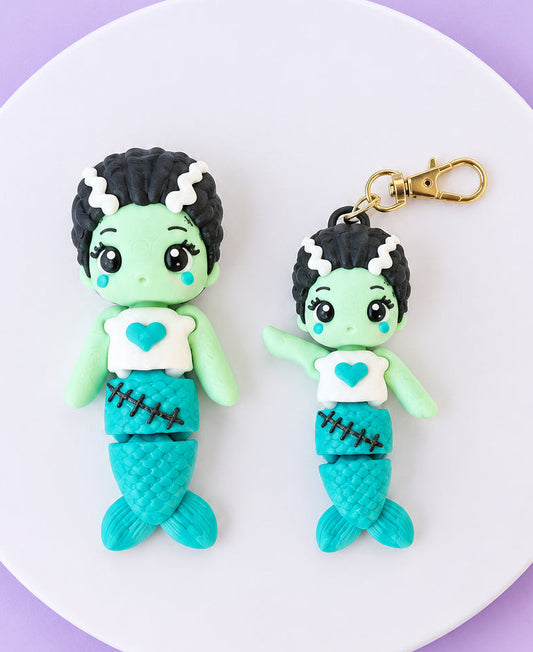 Bride of Frankenmermaid – Articulated Flexi Figure & Keychain