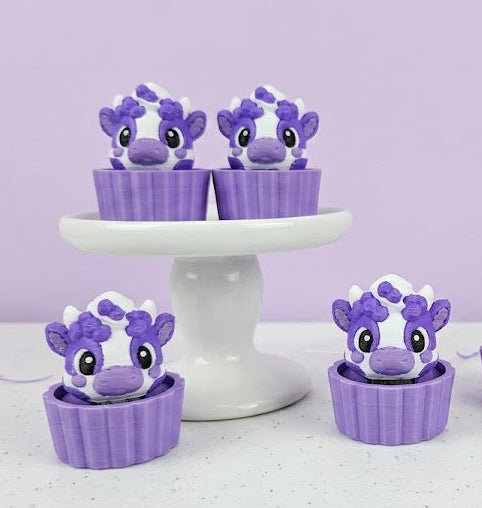 Blueberry Moo-fin Fidget Clicker