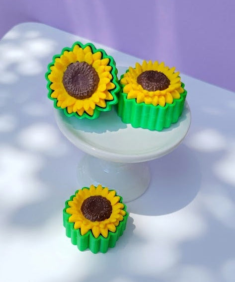 Sunflower Clicker Keychain