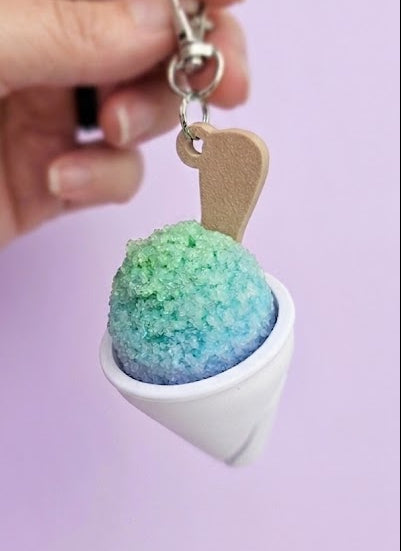 Snow Cone Clicker Keychain