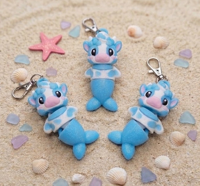 Flexi Mer-Cow Keychain