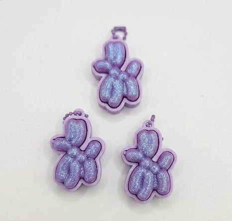 Balloon Dog Clicker Keychain