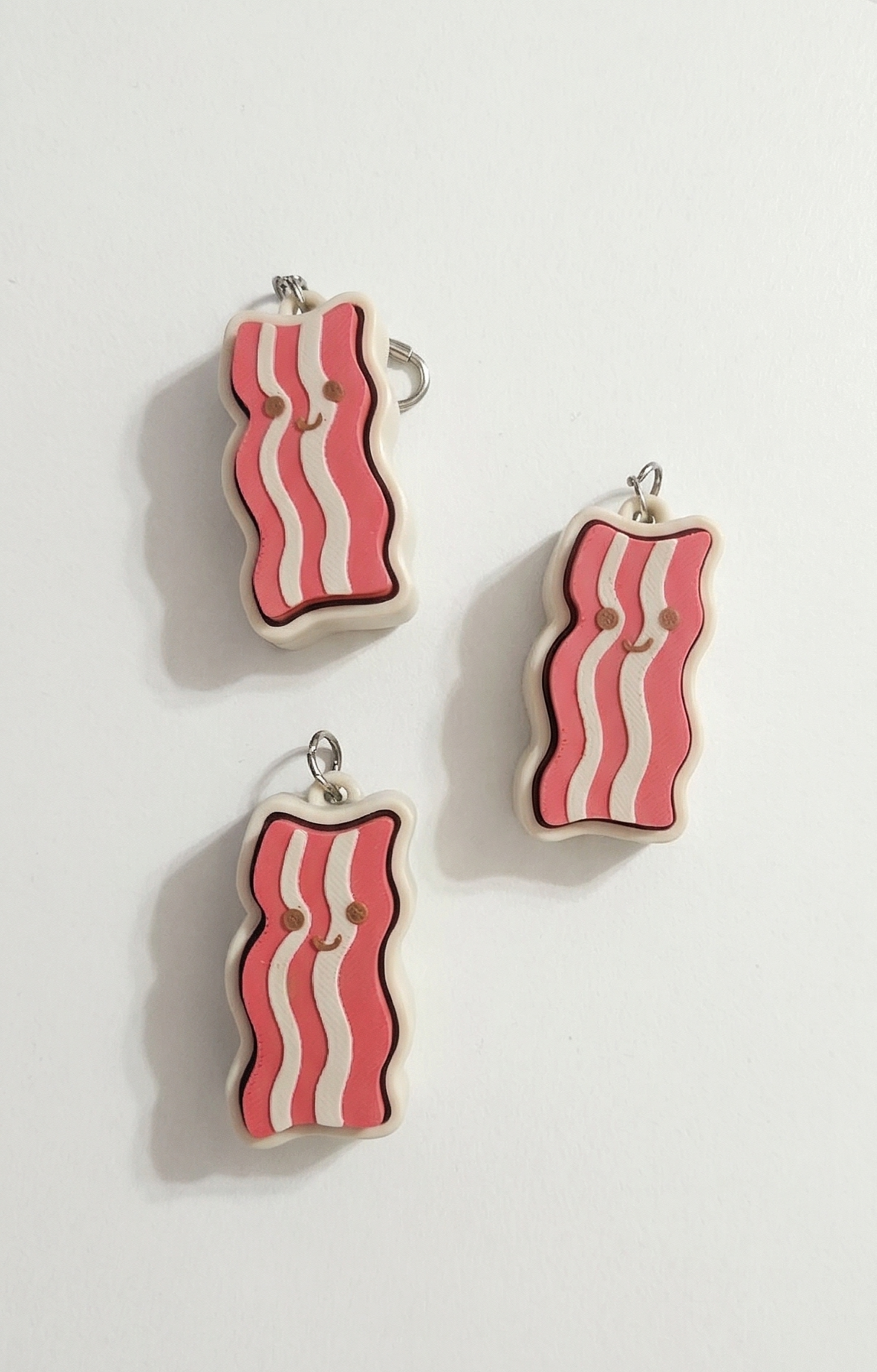 Happy Bacon Clicker Keychain