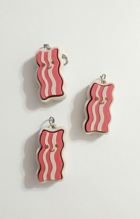 Happy Bacon Clicker Keychain