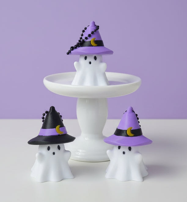 Ghost Witch Clicker Keychain