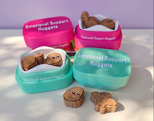 Emotional Support Nuggets Fidget Clicker Set