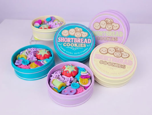 Grandma’s Secret Shortbread Tin: Sewing Kit / Summer Edition